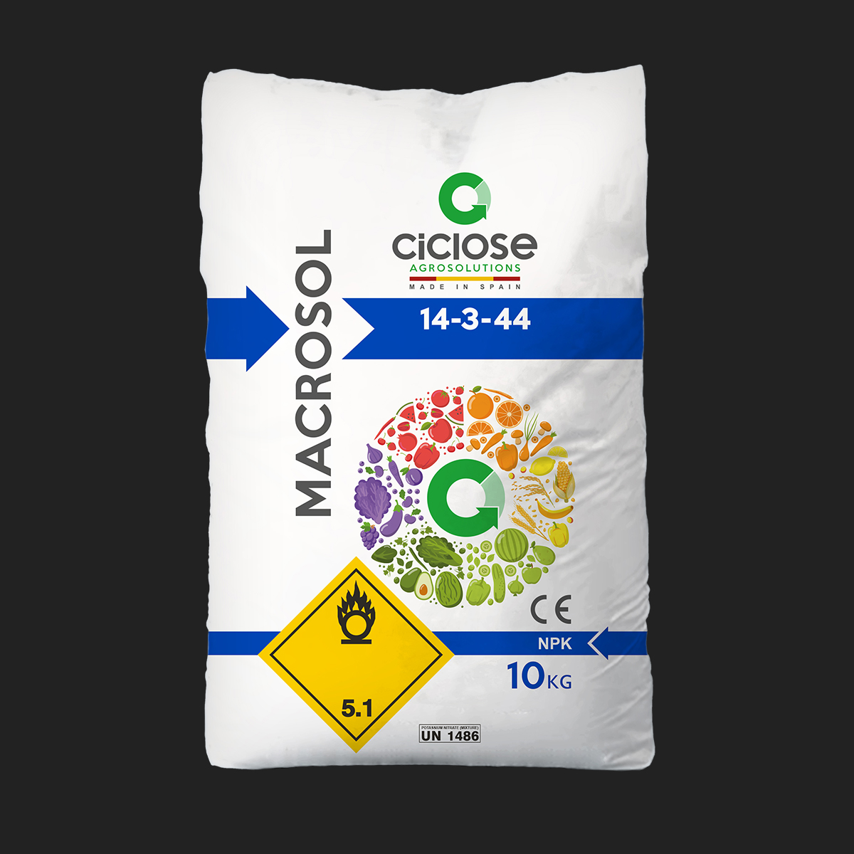 npk 14-3-44 macrosol fertilizer